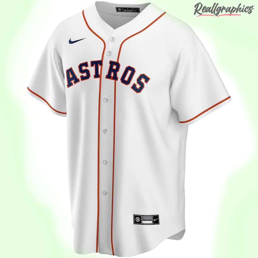 Houston Astros Nike Home Authentic Custom Jersey - White