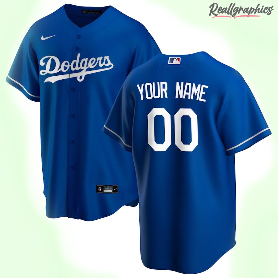 Men's Los Angeles Dodgers MLB Royal Alternate Custom Jersey, Dodgers Jersey  Cheap For Sale - Reallgraphics