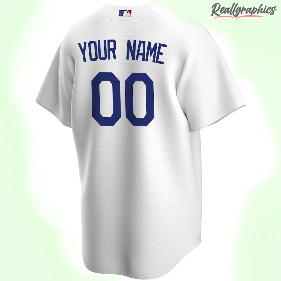 Men's Los Angeles Dodgers MLB White Home Custom Jersey, Dodgers Gifts -  Reallgraphics