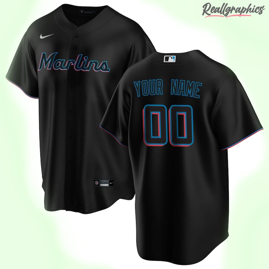 Miami Marlins MLB Baseball Jersey Shirt Custom Name And Number For