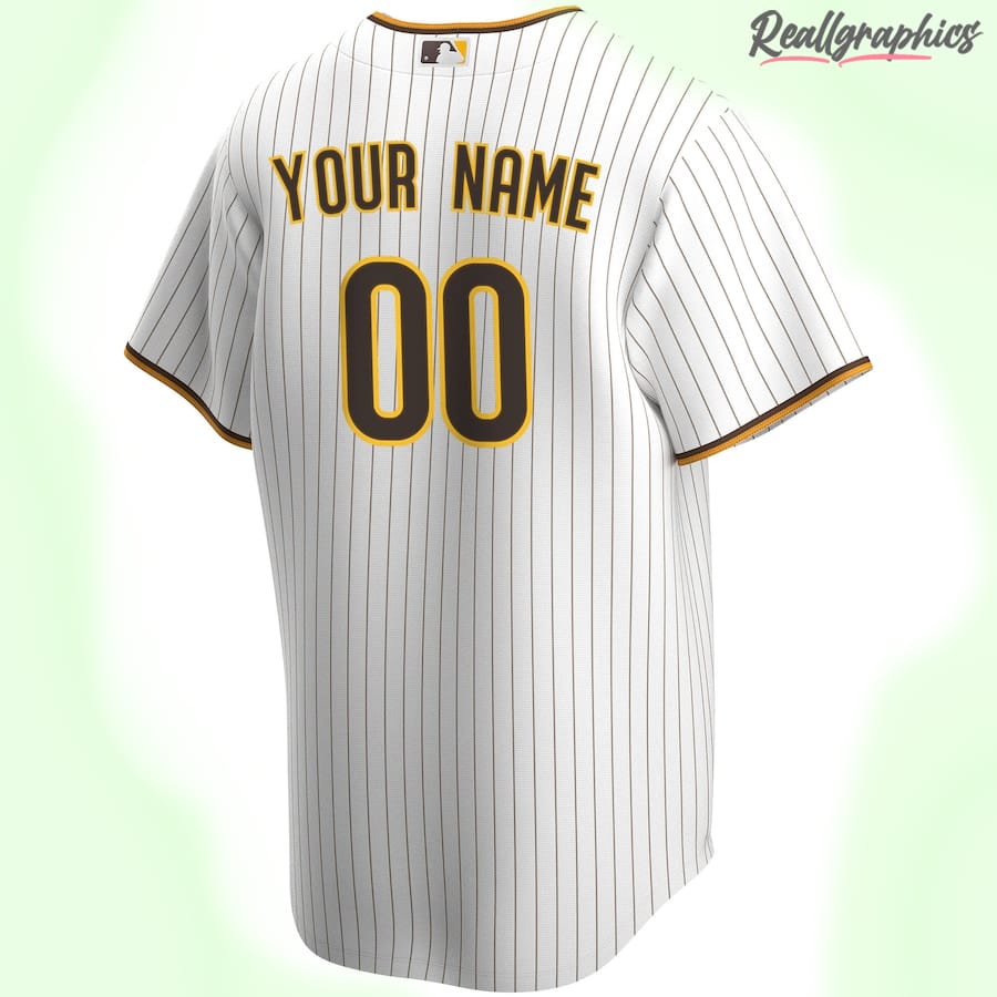 Men's San Diego Padres Nike White Home Authentic Custom Jersey