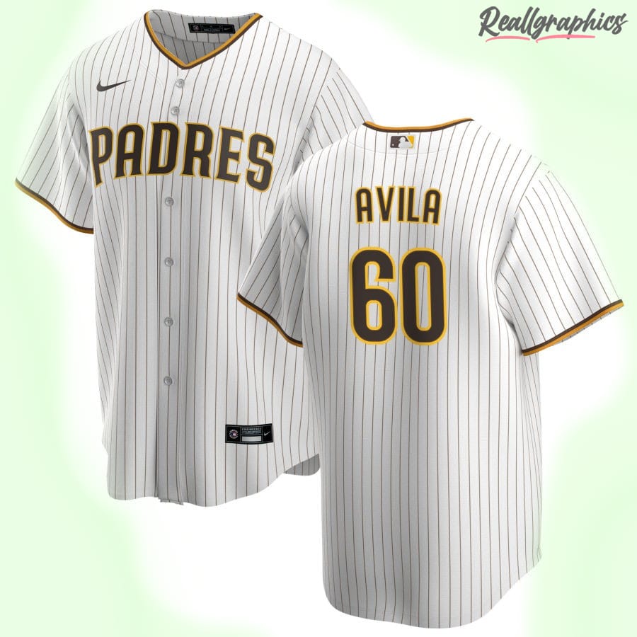 Men's San Diego Padres MLB White Home Custom Jersey, Padres Jersey