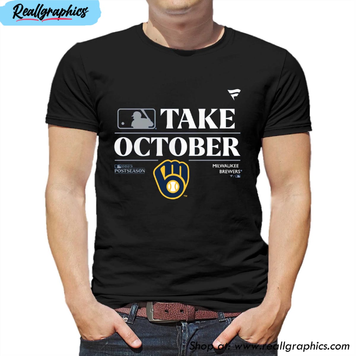 Milwaukee Brewers 2023 Postseason Take October Shirt - Reallgraphics