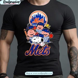 Mlb New York Mets Snoopy Charlie Brown Woodstock The Peanuts Movie Baseball  2023 Shirt - Reallgraphics