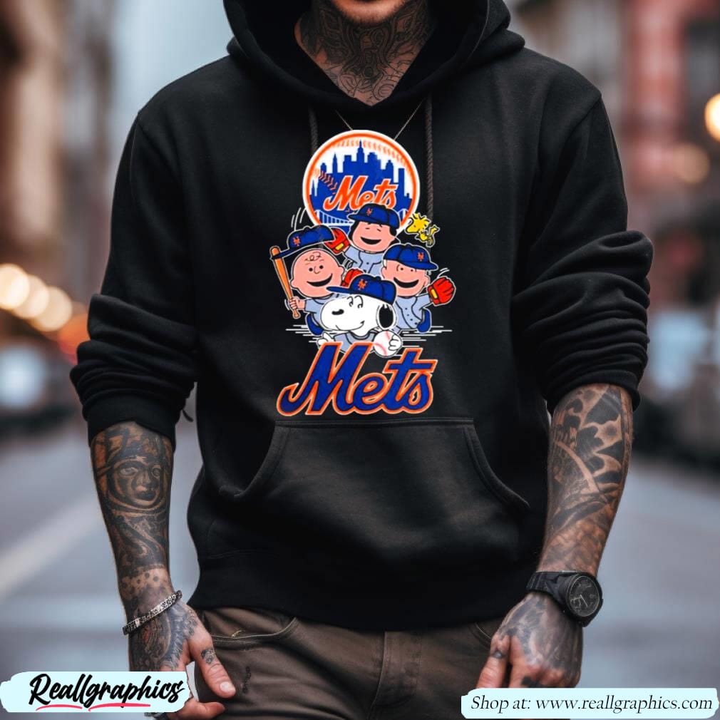 New York Mets Let's Play Baseball Together Snoopy MLB Shirt 