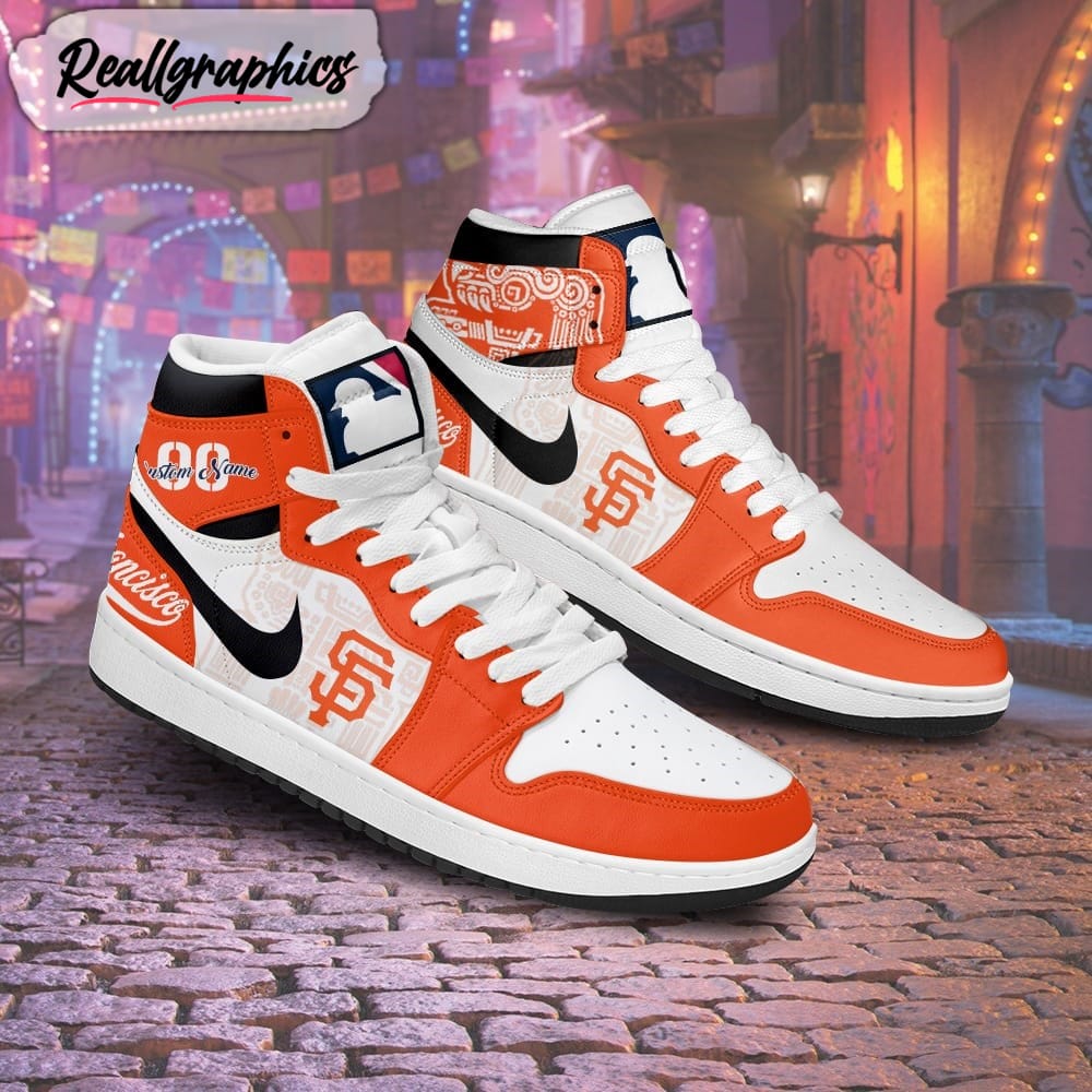 Custom MLB Baltimore Orioles Nike Logo Jordan 1 High - Reallgraphics