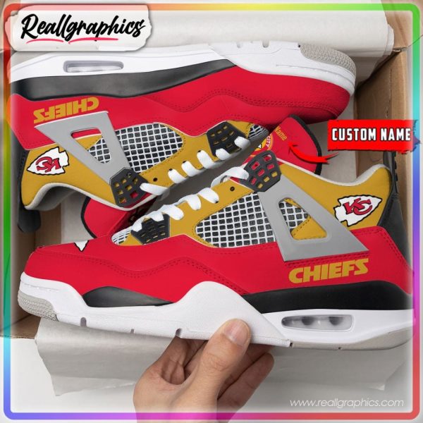 nfl kansas city chiefs custom air jordan 4