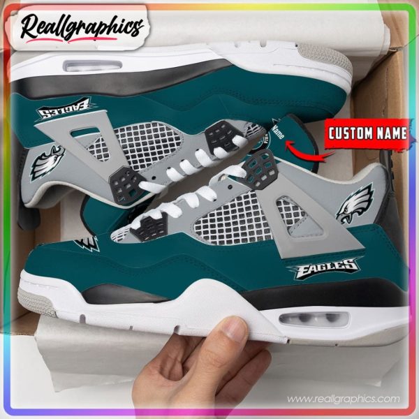 philadelphia eagles logo custom air jordan 4