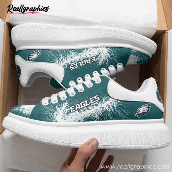 philadelphia eagles logo alexander mcqueen style shoes & sneaker