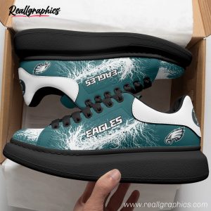 philadelphia eagles logo alexander mcqueen style shoes & sneaker