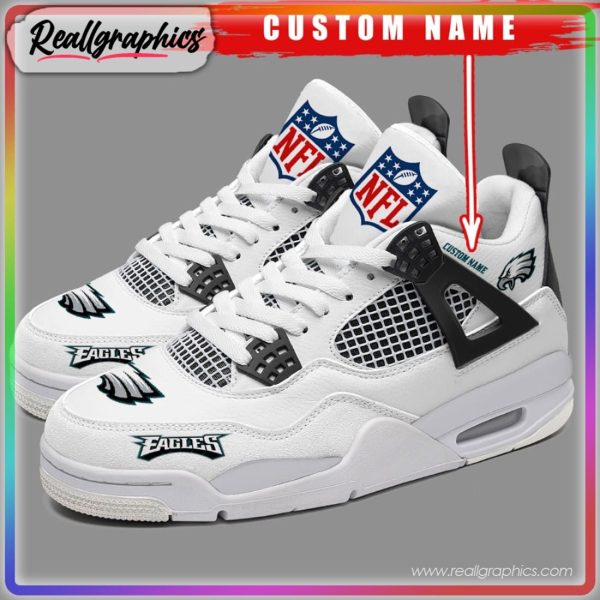 philadelphia eagles nfl custom air jordan 4