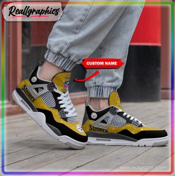 pittsburgh steelers custom air jordan 4