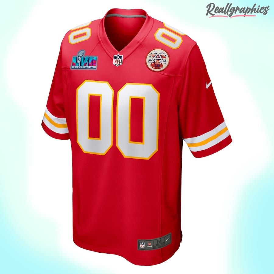 Men's Red Kansas City Chiefs Super Bowl LVII Game Custom Jersey -  Reallgraphics