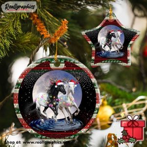 running-horses-christmas-ceramic-ornament-2