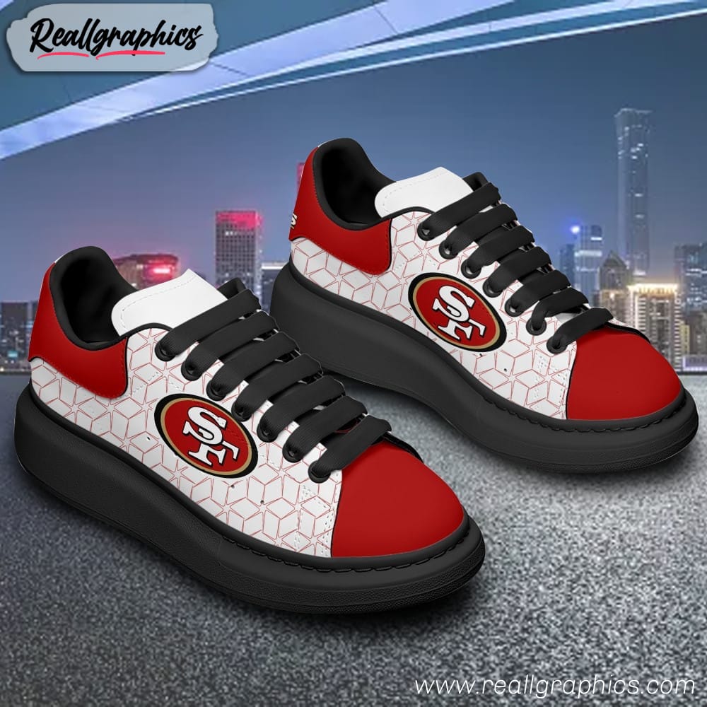 NFL San Francisco 49ers Logo Custom Air Jordan 4 - Reallgraphics