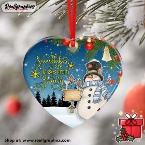 snowflakes-are-kisses-from-heaven-ceramic-ornament-0