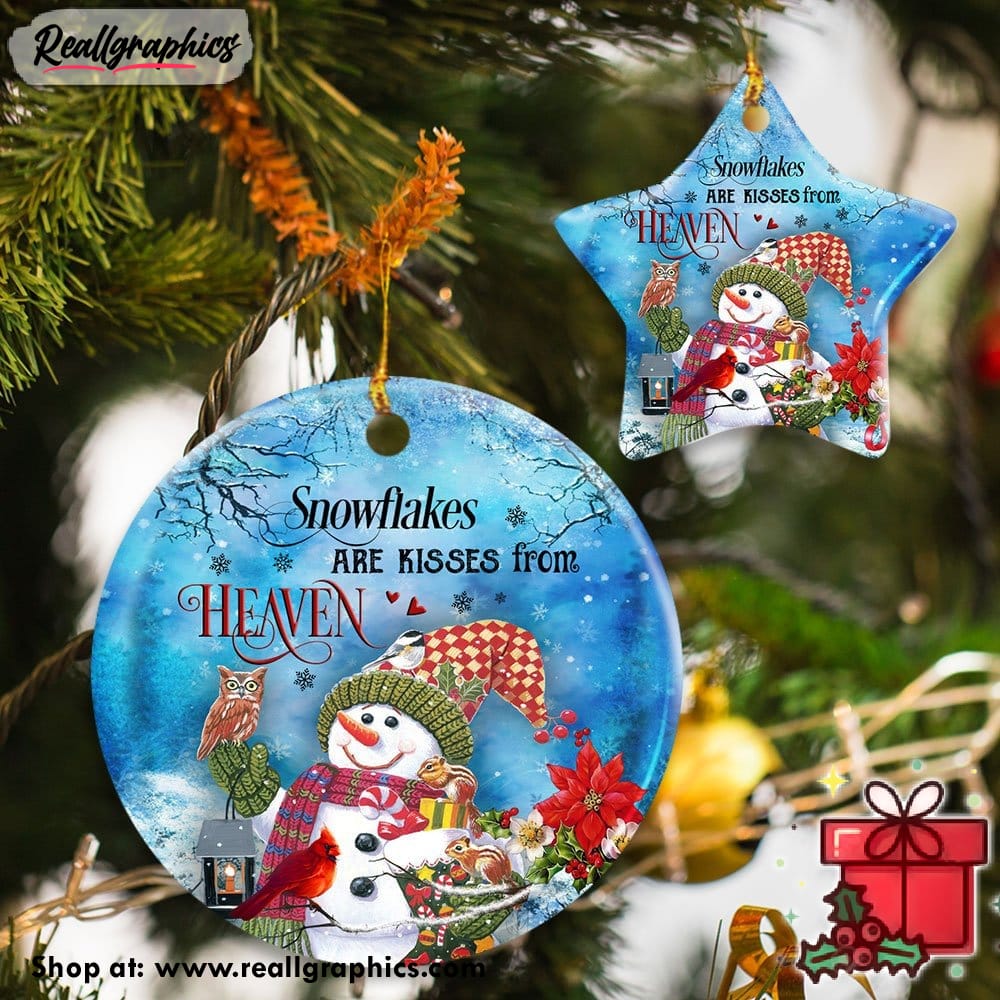 snowflakes-are-kisses-from-heaven-ceramic-ornament-2