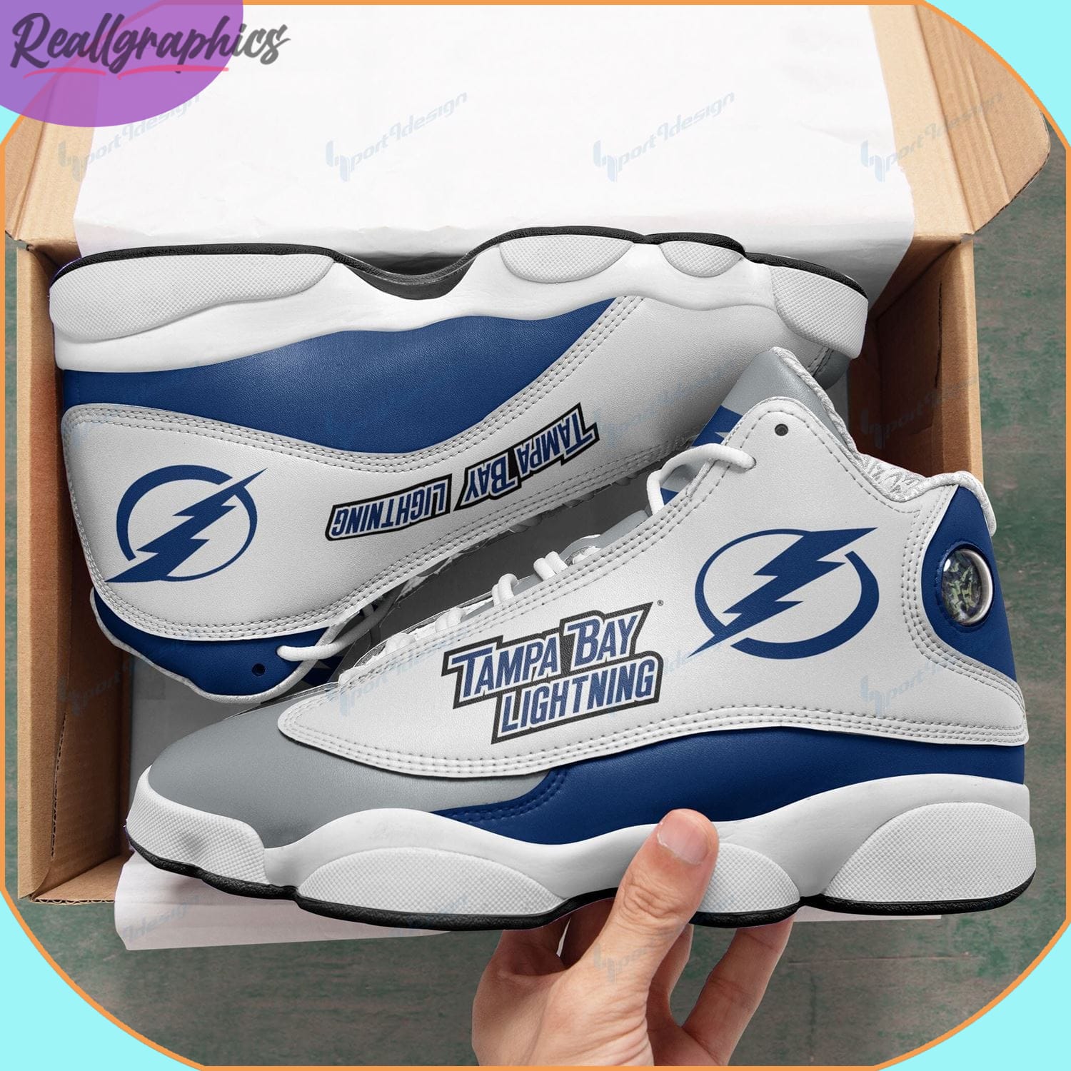 Carolina Panthers Thunder Custom Air Jordan 4 Shoes - Reallgraphics