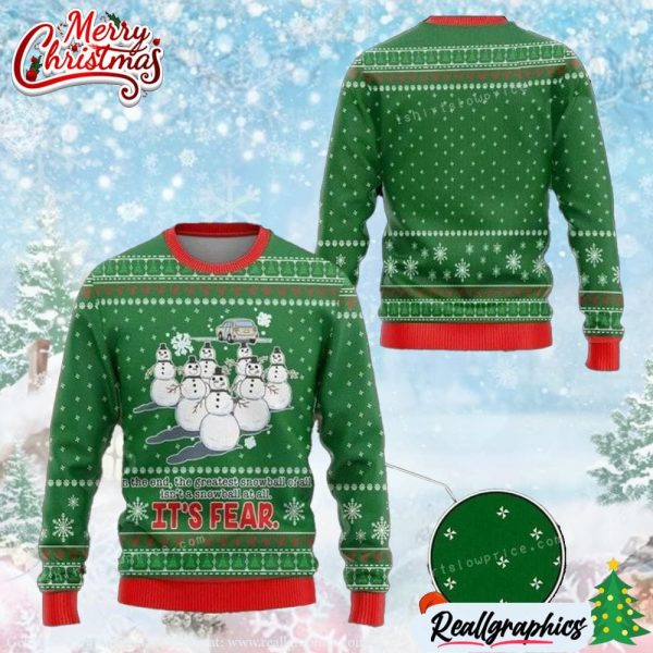 the greatest snowball of all ugly christmas sweater christmas party