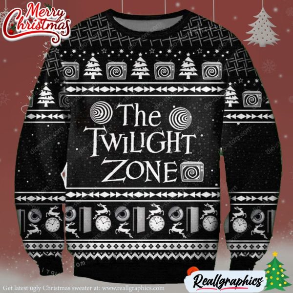 the twilight zone symbol ugly sweater party