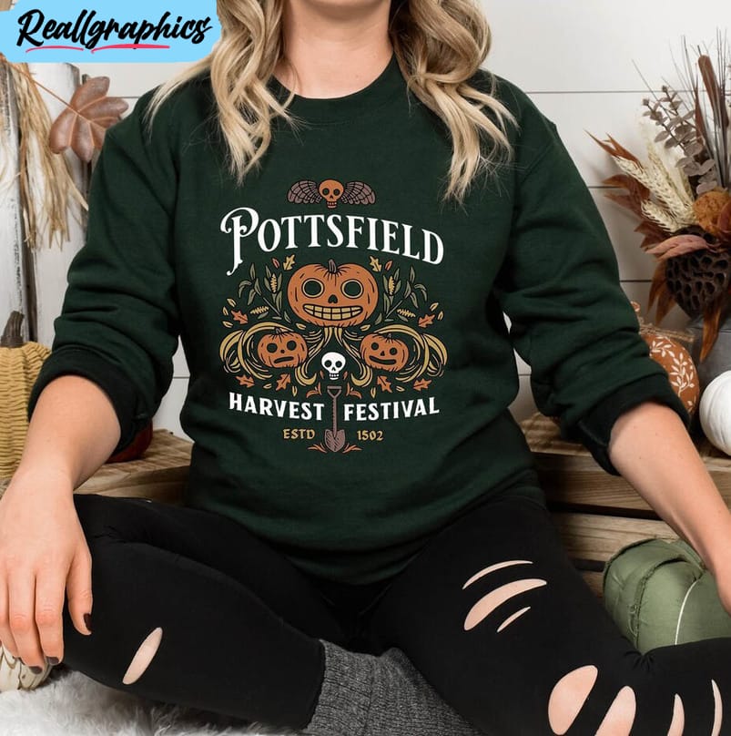 vintage pottsfield harvest festival shirt, comfort autumn harvest unisex t-shirt, hoodie, long sleeve