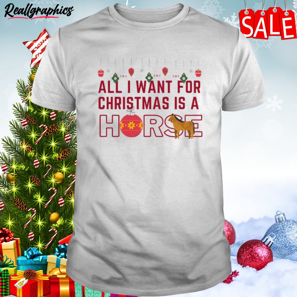 all i want for christmas shirt