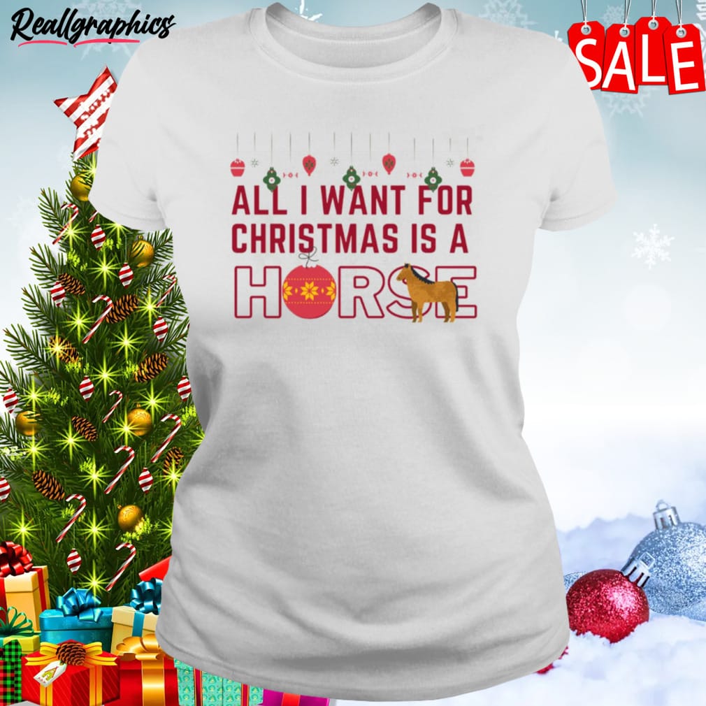 all i want for christmas shirt