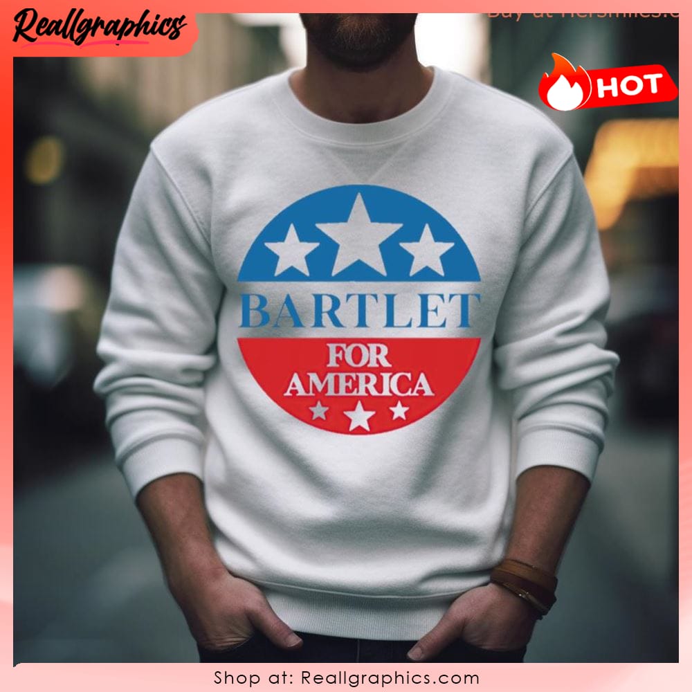 bartlet for america logo shirt