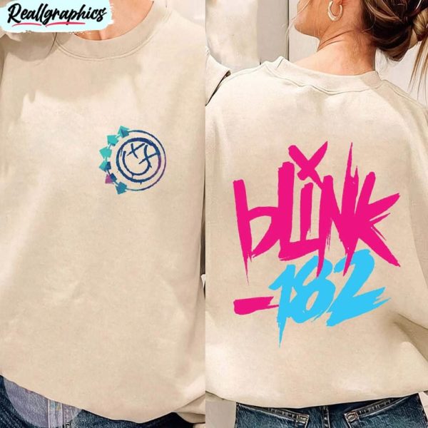 blink 182 shirt, rock n roll music hoodie short sleeve