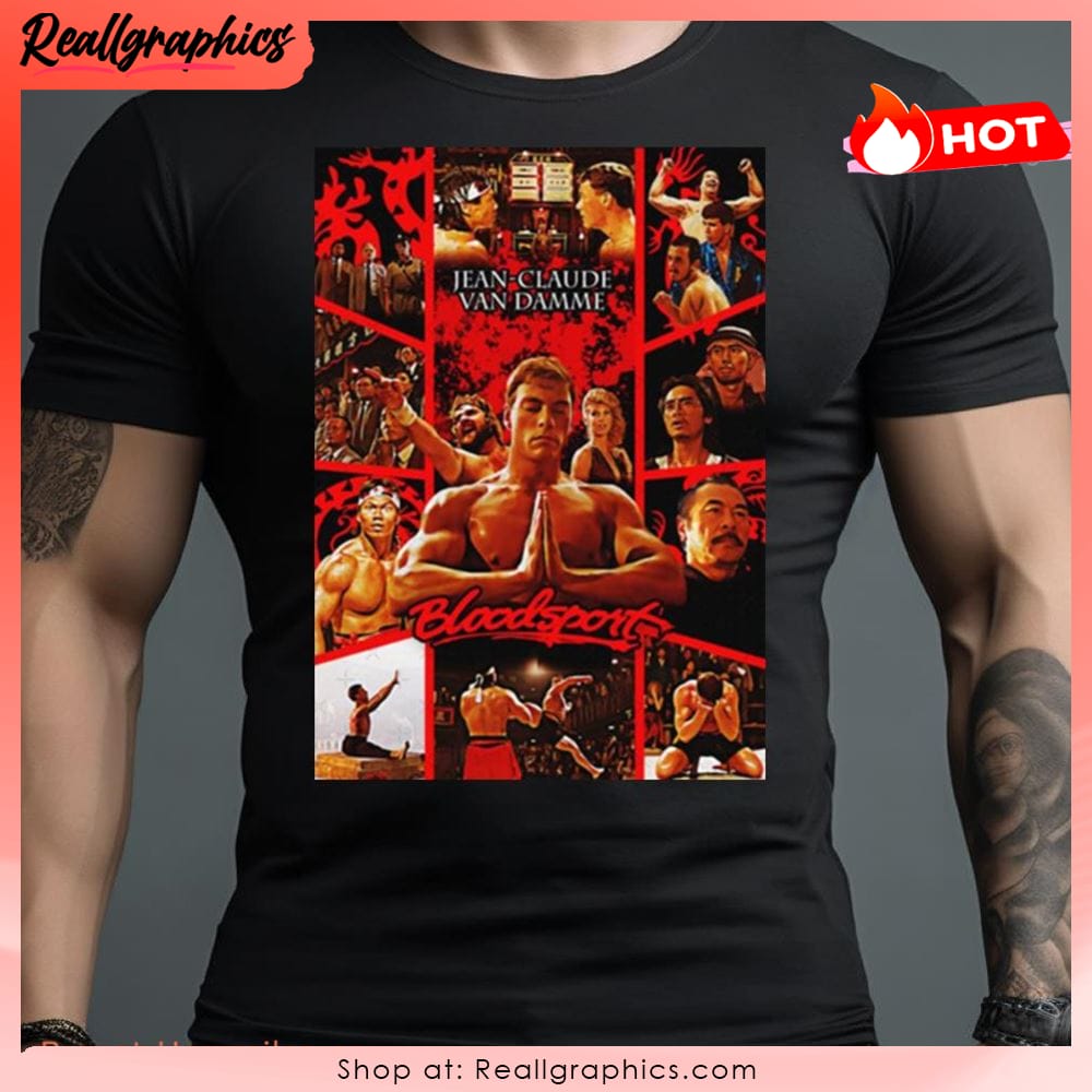 bloodsport alternative movie poster shirt