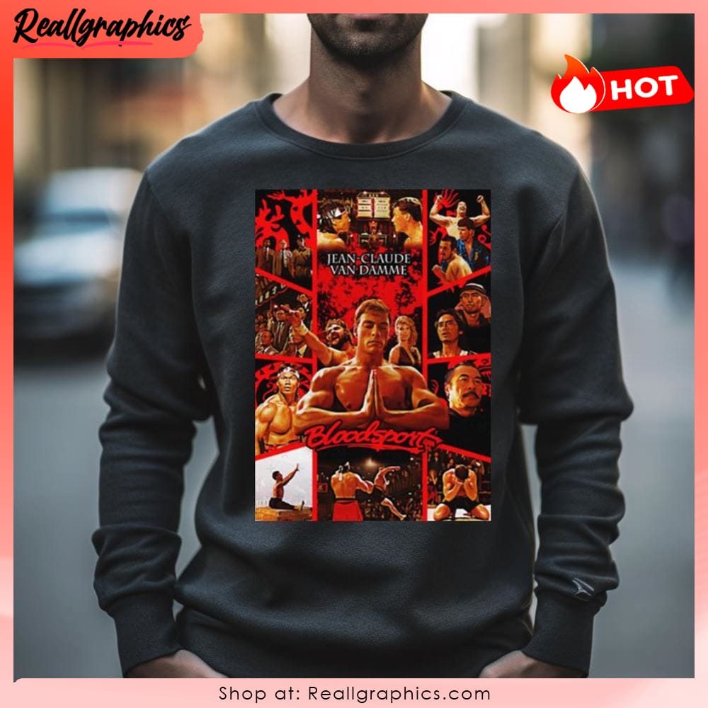 bloodsport alternative movie poster shirt