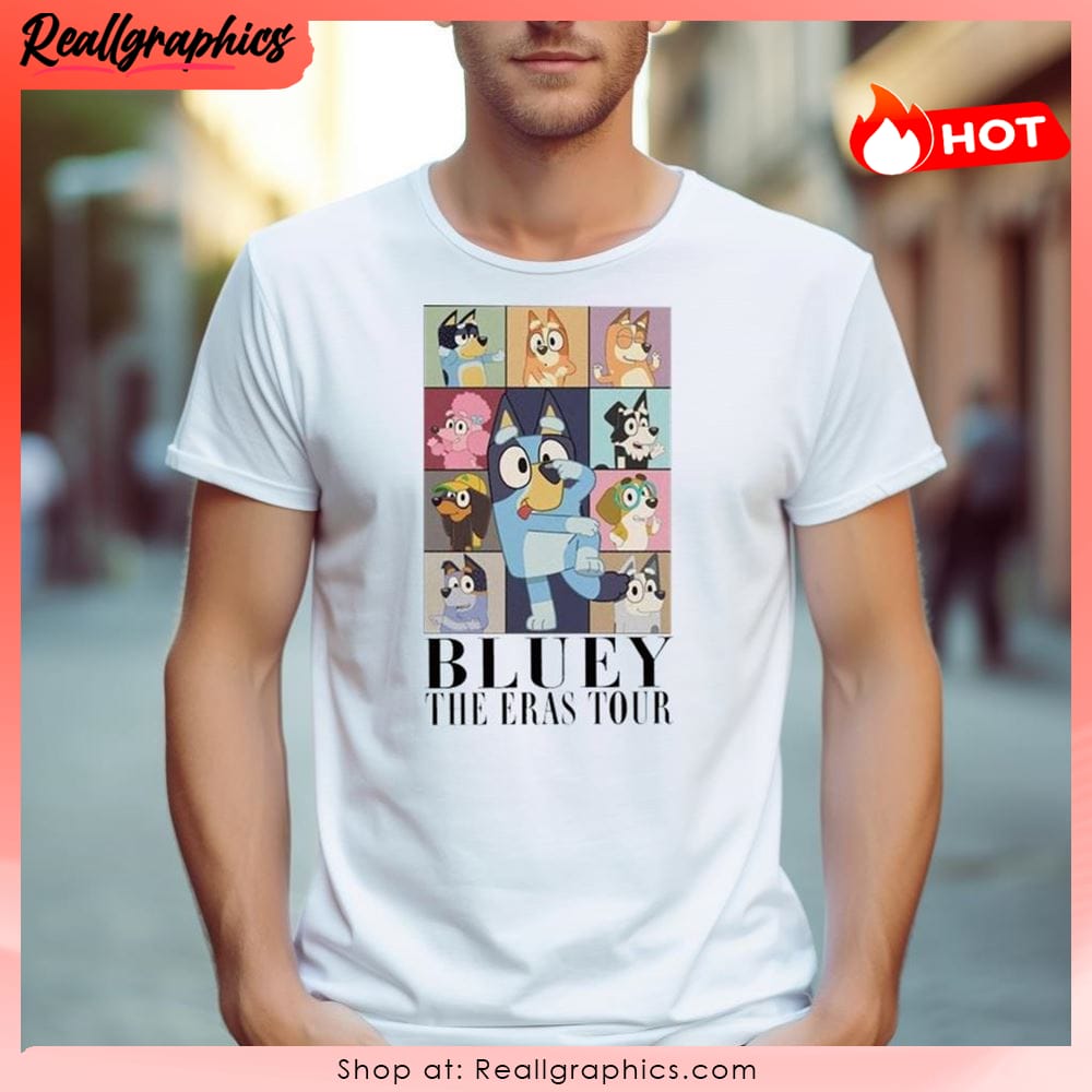 bluey the eras tour 2023 shirt