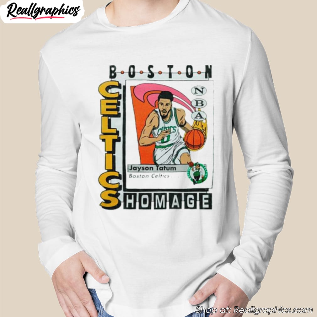 boston celtics trading card jayson tatum nba player shirt