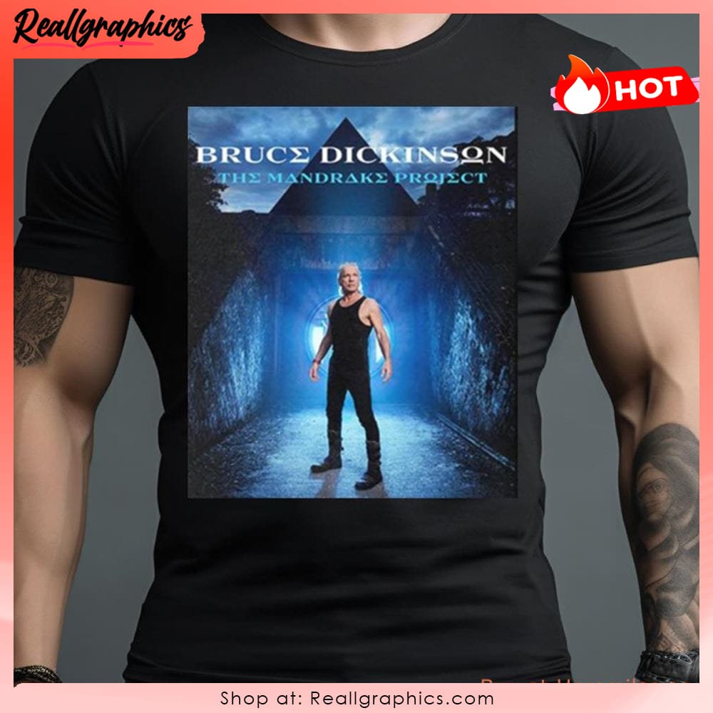 bruce dickinson new solo album the mandrake project to be released 2024 shirt