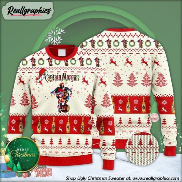captain-morgan-reindeer-snowy-night-ugly-christmas-sweater