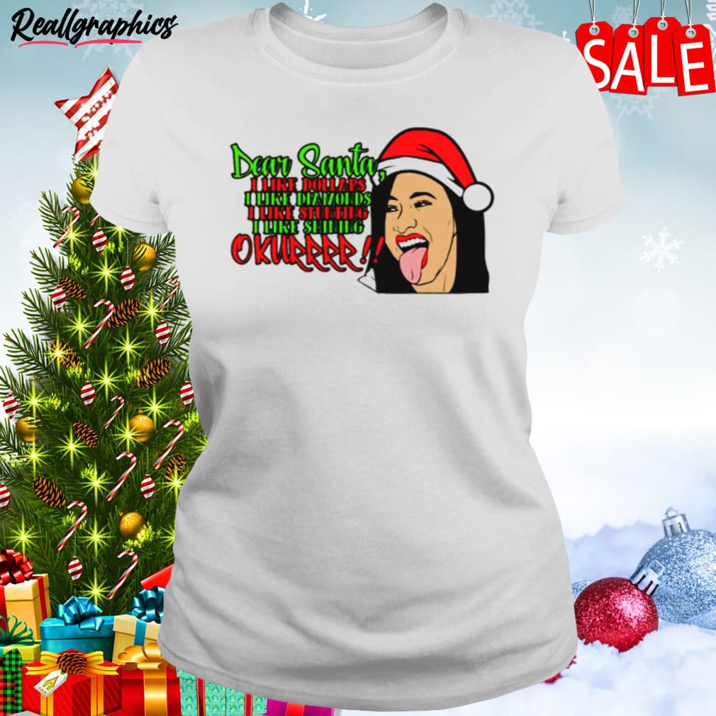 cardi christmas humor shirt