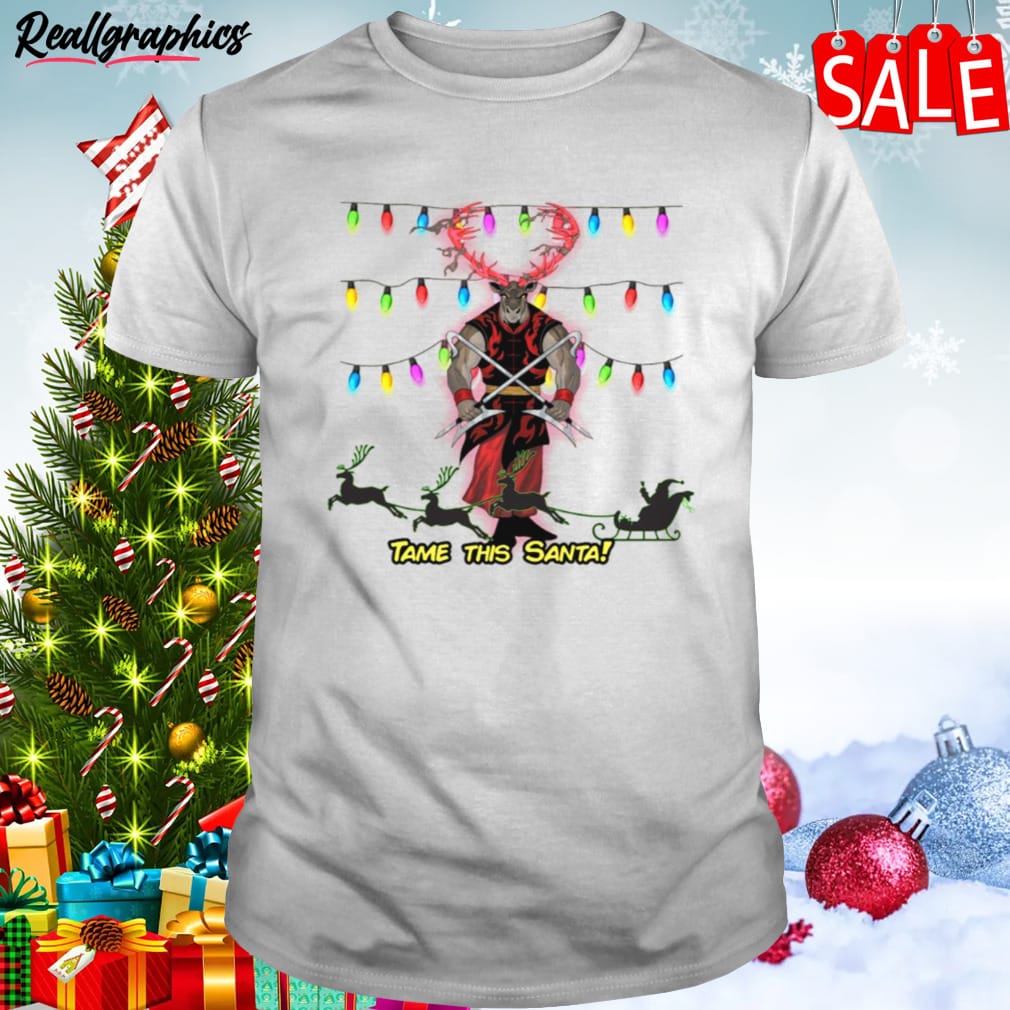 caribwu shu tame this santa shirt