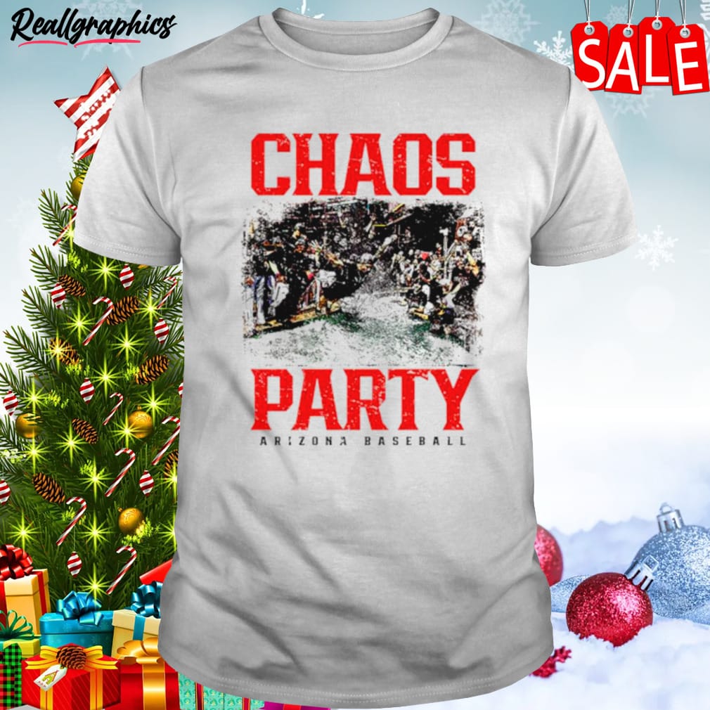 chaos party arizona baseball rally shirt