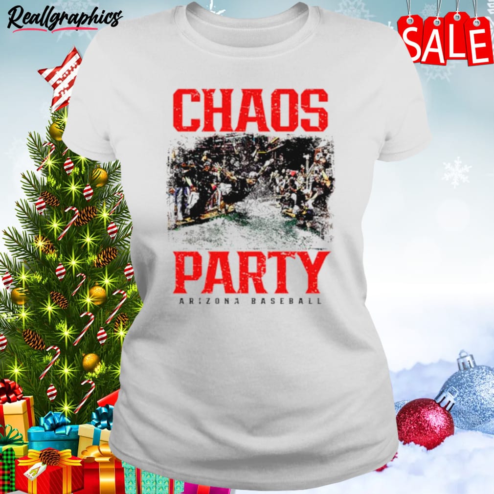 chaos party arizona baseball rally shirt