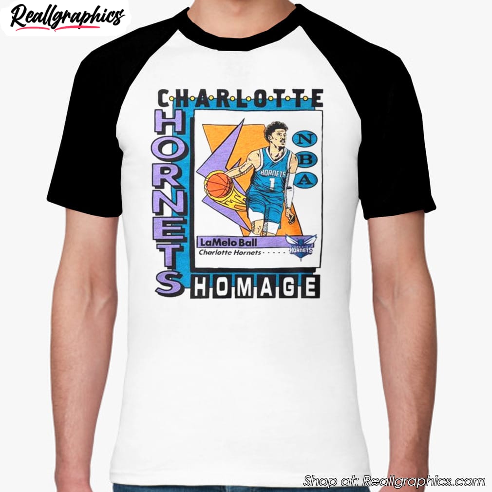 Vintage Charlotte Hornets Salem Sportswear All Over Print Shirt