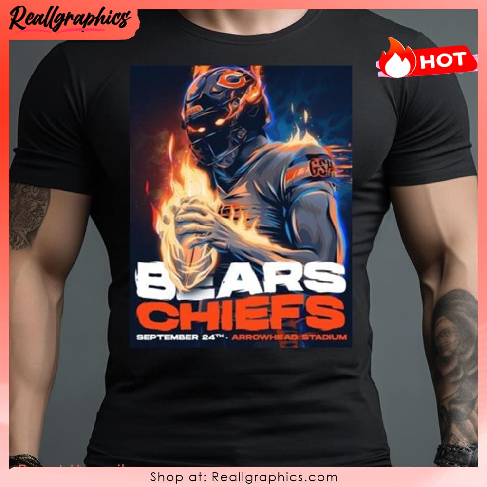 chicago bears vs kansas city chiefs september 24th 2023 arrowhead stadium shirt