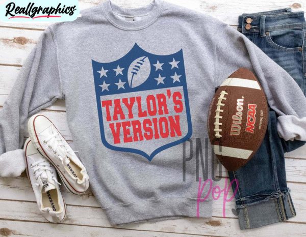 chiefs taylor's version shirt, funny football party long sleeve unisex t shirt