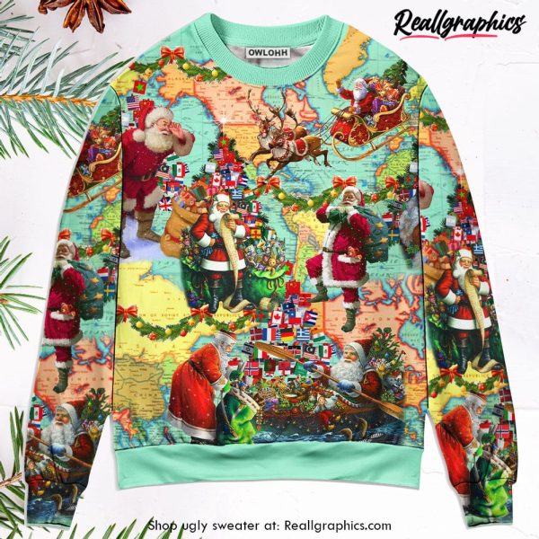 chirstmas-love-santa-world-map-ugly-christmas-sweater-1