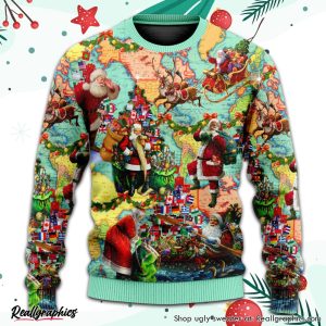 chirstmas-love-santa-world-map-ugly-christmas-sweater-3