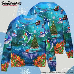 chirstmas-whales-under-the-sea-ugly-christmas-sweater-2