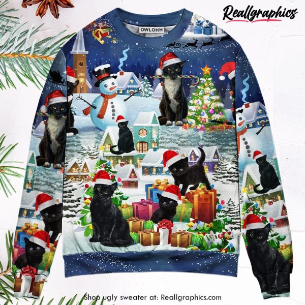 christmas-black-cat-merry-catmas-ugly-christmas-sweater-1