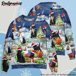 christmas-black-cat-merry-catmas-ugly-christmas-sweater-2