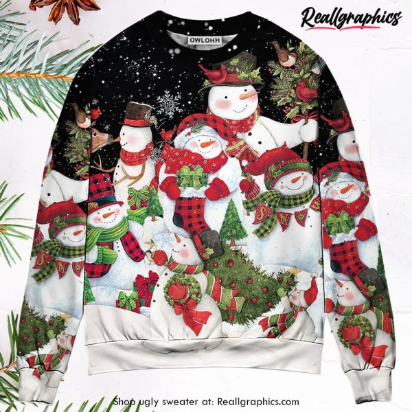 christmas-cutie-snowman-happy-xmas-cardinal-ugly-christmas-sweater-1