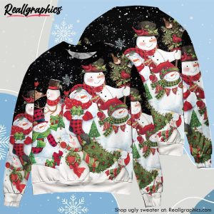 christmas-cutie-snowman-happy-xmas-cardinal-ugly-christmas-sweater-2