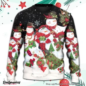 christmas-cutie-snowman-happy-xmas-cardinal-ugly-christmas-sweater-3
